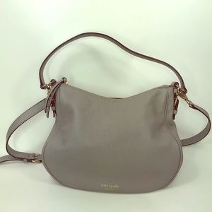 Kate Spade Grey Leather Shoulder Bag